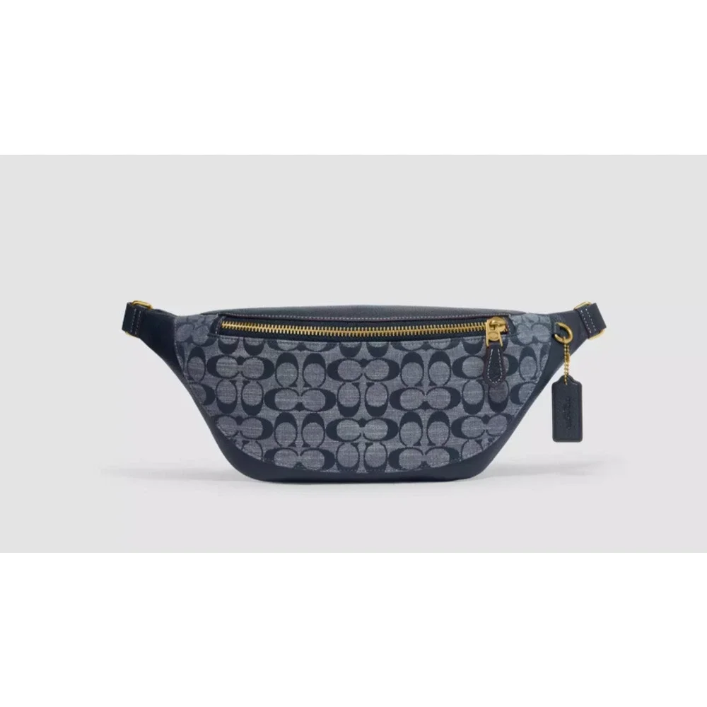 COACH Mens Warren Belt Bag In Leather